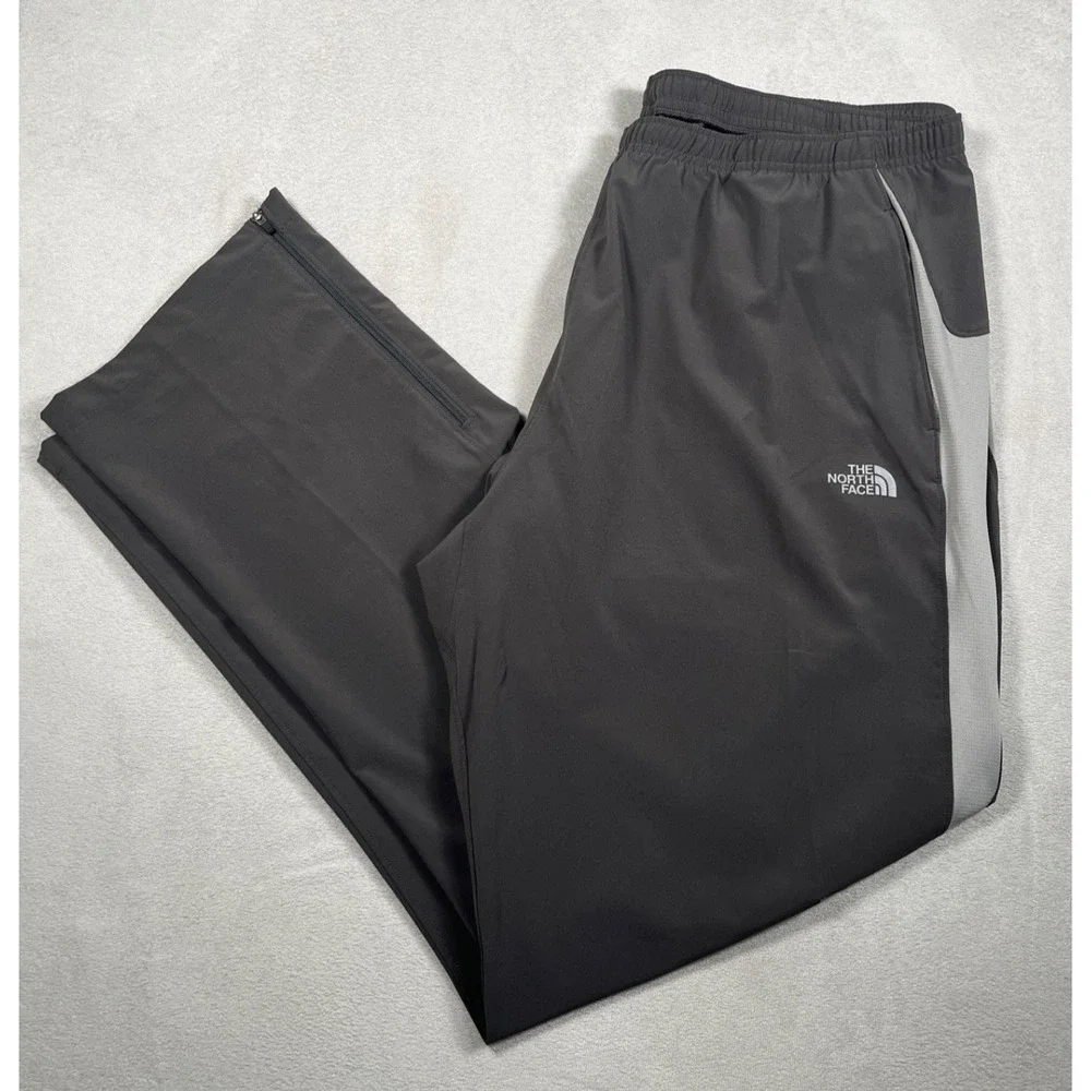 The North Face Flight Series Pants Mens XL Grey Running Track Ankle Zip Stretch